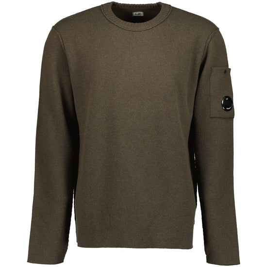 Lambswool Crewneck Lens Knit - Casual Basement