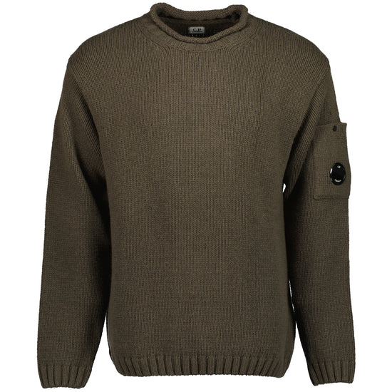 Funnel Neck Lens Jumper - Casual Basement