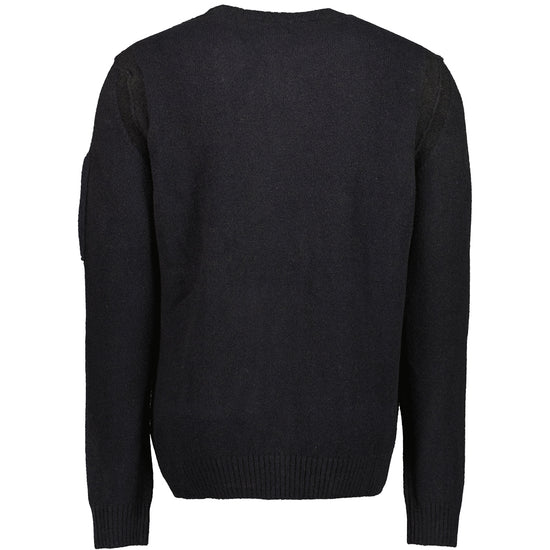 Crewneck Lens Fleece Knit - Casual Basement