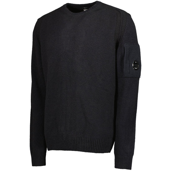 Crewneck Lens Fleece Knit - Casual Basement