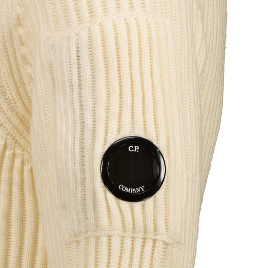 Ribbed Crewneck Lens Jumper - Casual Basement