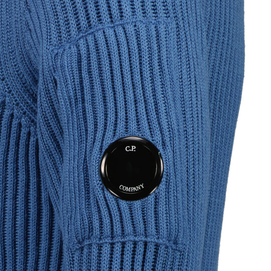 Ribbed Crewneck Lens Jumper - Casual Basement