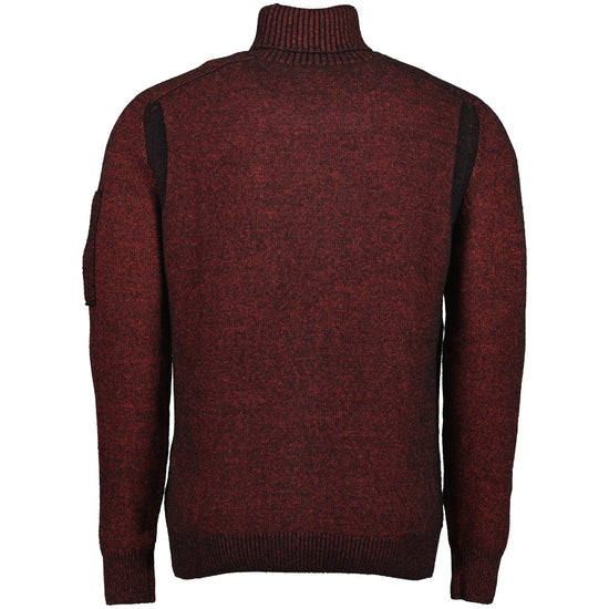 Turtle Neck Lens Fleece Knit - Casual Basement