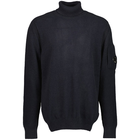 Turtle Neck Lens Fleece Knit - Casual Basement