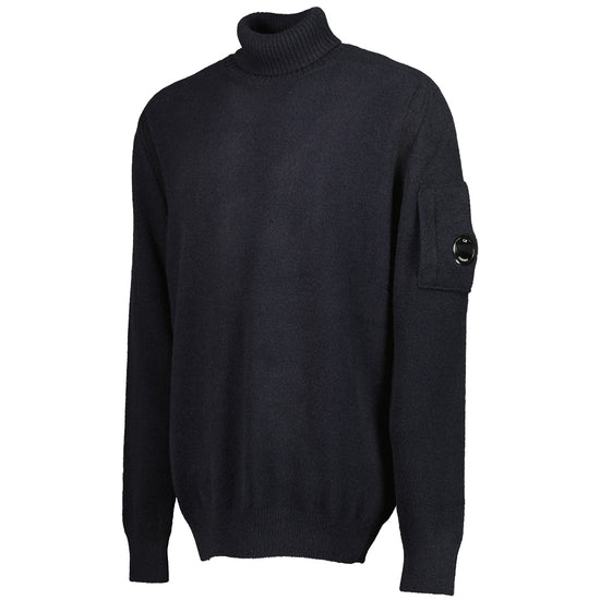 Turtle Neck Lens Fleece Knit - Casual Basement