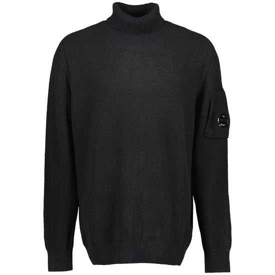 Turtle Neck Lens Fleece Knit - Casual Basement