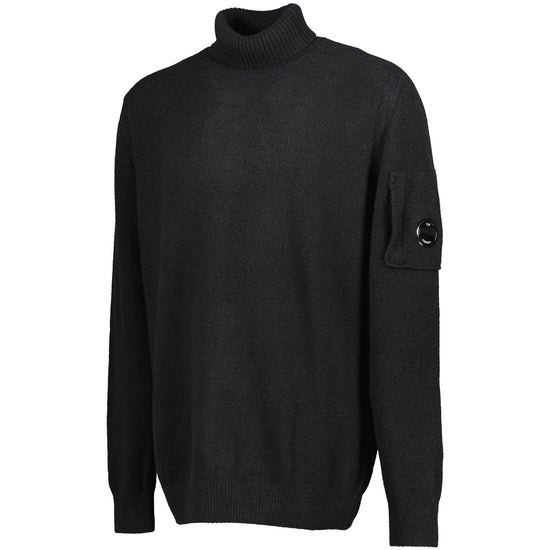 Turtle Neck Lens Fleece Knit - Casual Basement