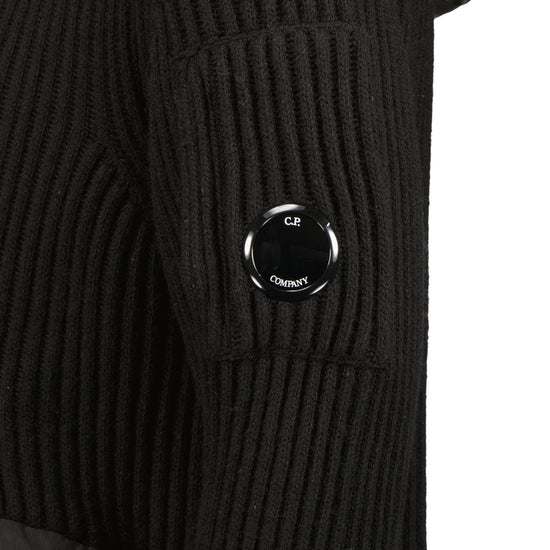 Lambswool Mixed Hooded Lens Knit - Casual Basement