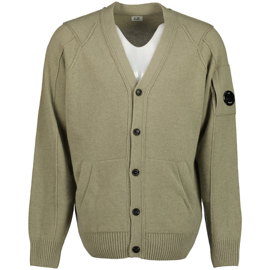 Lambswool Lens Cardigan - Casual Basement
