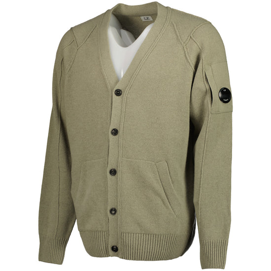 Lambswool Lens Cardigan - Casual Basement