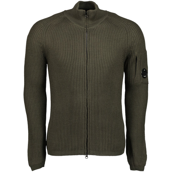 Re-Wool Zip Lens Cardigan - Casual Basement