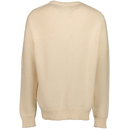 Cotton/Nylon Crewneck Jumper - Casual Basement