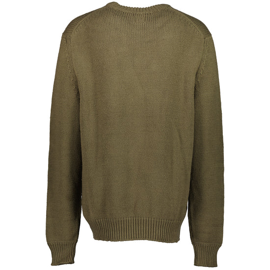 Cotton/Nylon Crewneck Jumper - Casual Basement
