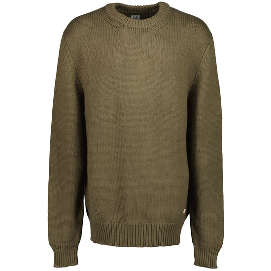 Cotton/Nylon Crewneck Jumper - Casual Basement