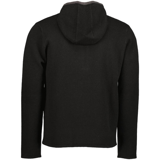 Embroidered Cuff Logo Quarter Zip Knit - Casual Basement