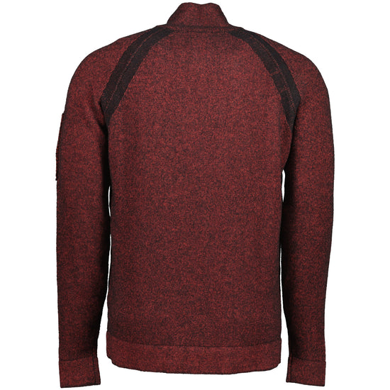 Knitted Lens Zip Cardigan - Casual Basement