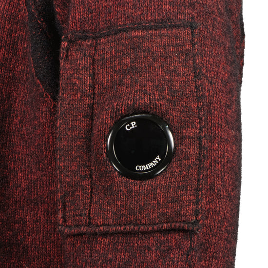 Knitted Lens Zip Cardigan - Casual Basement