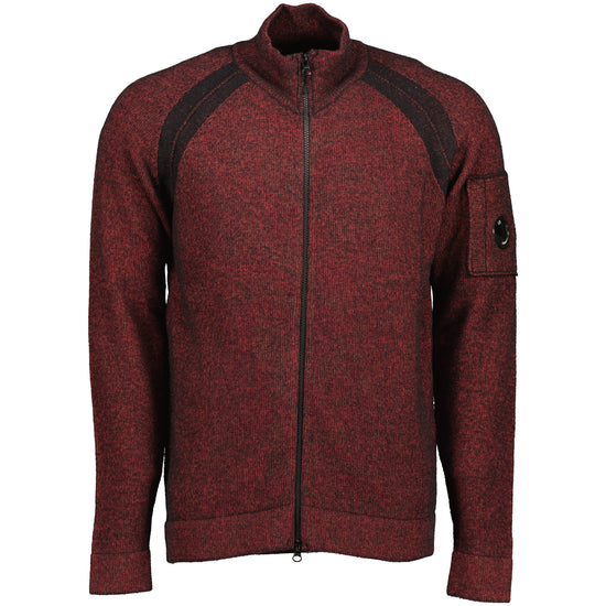 Knitted Lens Zip Cardigan - Casual Basement