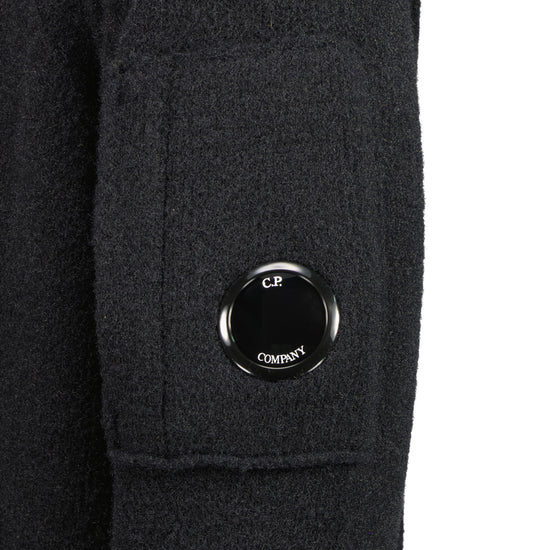 Knitted Lens Zip Cardigan - Casual Basement