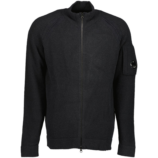 Knitted Lens Zip Cardigan - Casual Basement