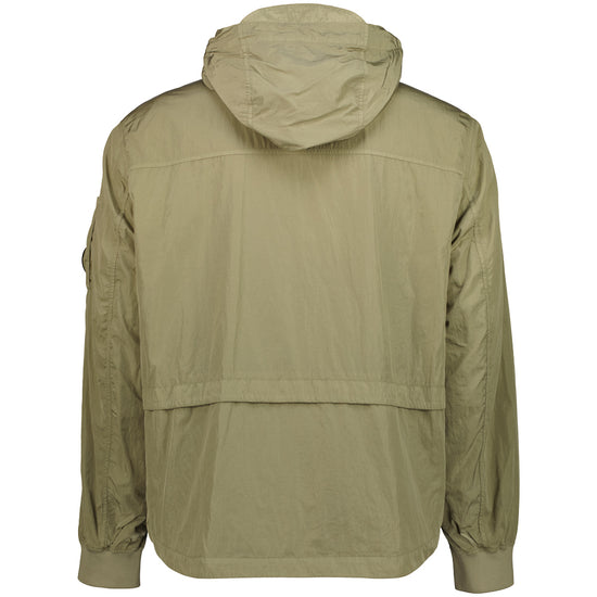 Chrome-R Hooded Lens Overshirt Jacket - Casual Basement