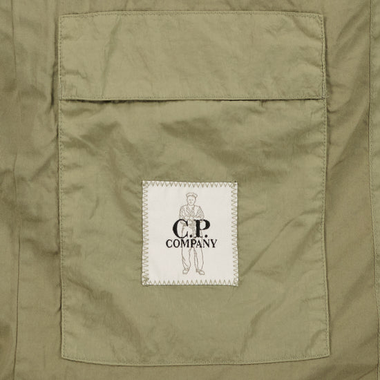 Chrome-R Hooded Lens Overshirt Jacket - Casual Basement