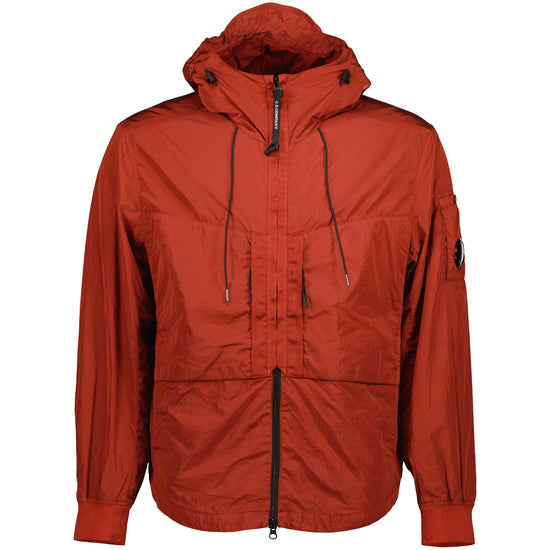 Chrome-R Hooded Lens Overshirt Jacket - Casual Basement