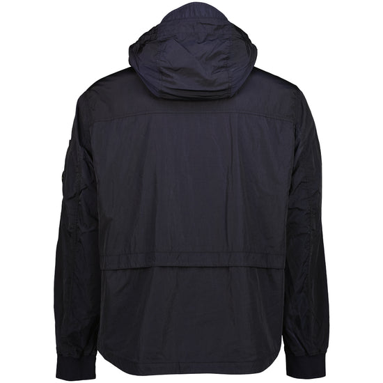 Chrome-R Hooded Lens Overshirt Jacket - Casual Basement