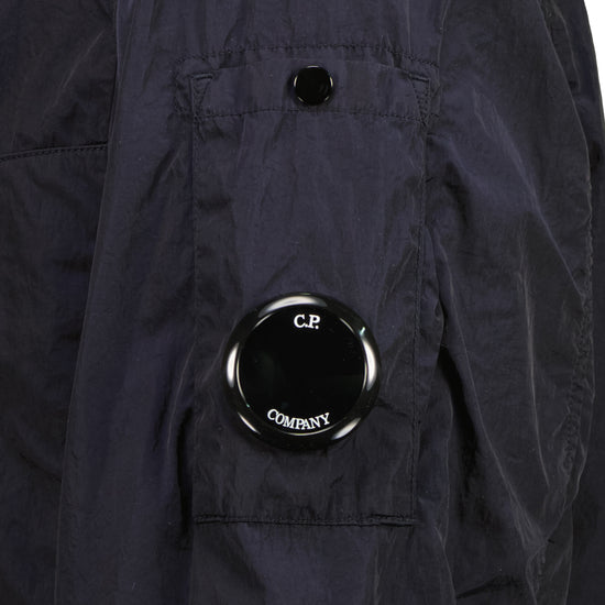 Chrome-R Hooded Lens Overshirt Jacket - Casual Basement