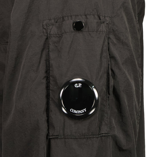 Chrome-R Hooded Lens Overshirt Jacket - Casual Basement