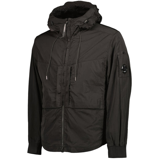 Chrome-R Hooded Lens Overshirt Jacket - Casual Basement