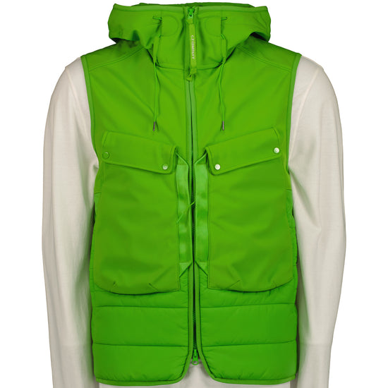 Shell-R Mixed Goggle Hooded Vest - Casual Basement
