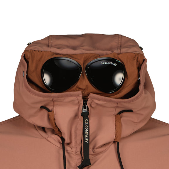C.P. Company | GD Shell Goggle Jacket - Cedar Wood