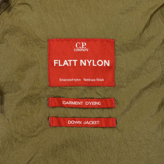 Long Flatt Nylon Down Lens Jacket - Casual Basement