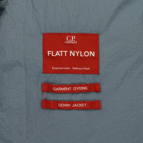 Long Flatt Nylon Down Lens Jacket - Casual Basement