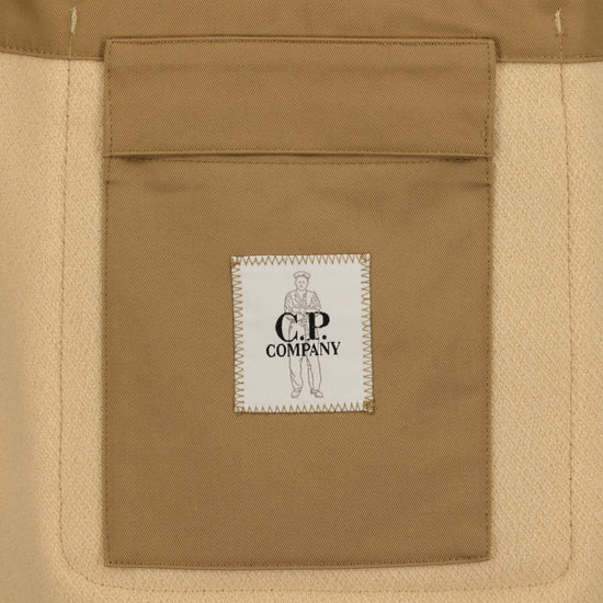 Hooded Cuff Logo Duffel Coat - Casual Basement