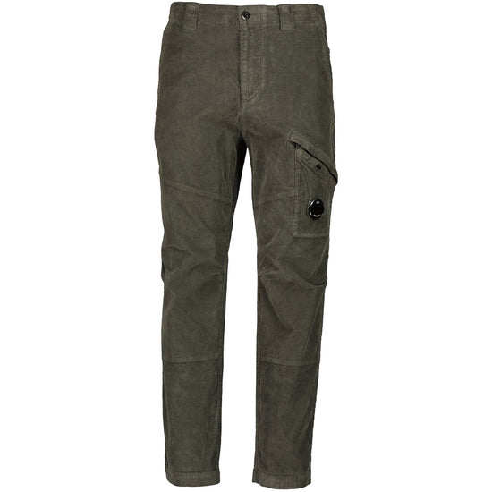 Corduroy Lens Cargo Pants - Casual Basement