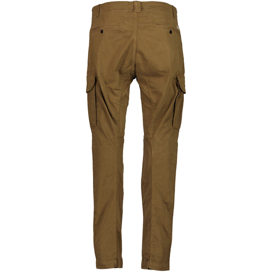 Stretch Satin Logo Patch Cargos - Casual Basement
