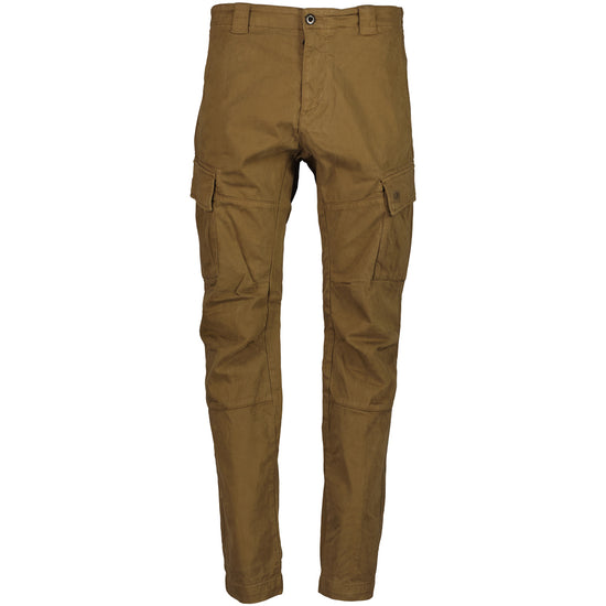 Stretch Satin Logo Patch Cargos - Casual Basement