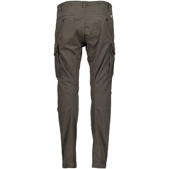 Stretch Satin Logo Patch Cargos - Casual Basement