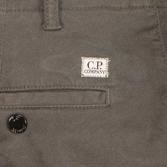 Stretch Satin Logo Patch Cargos - Casual Basement