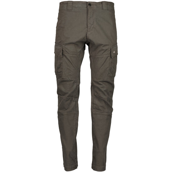 Stretch Satin Logo Patch Cargos - Casual Basement