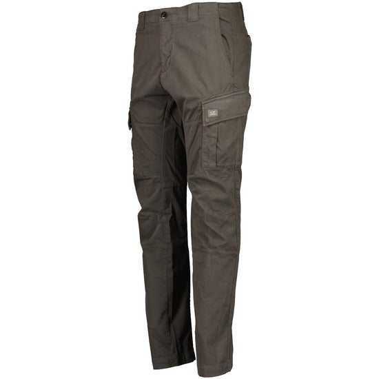 Stretch Satin Logo Patch Cargos - Casual Basement