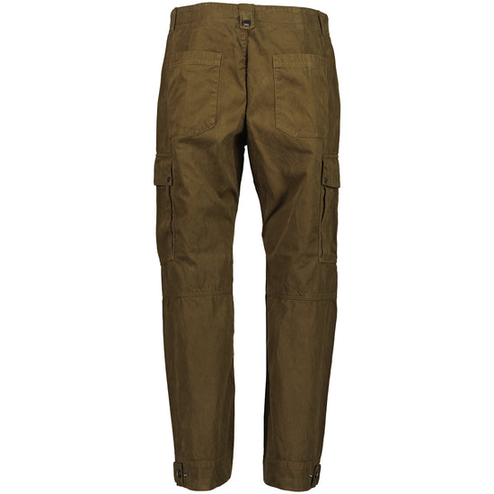 Military Twill Logo Patch Cargos - Casual Basement