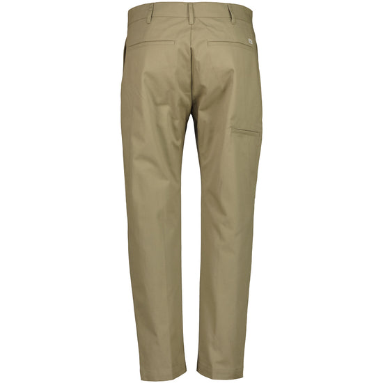 Loose Fit Twill Trousers - Casual Basement