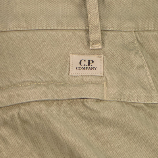 Military Twill Logo Patch Trousers - Casual Basement