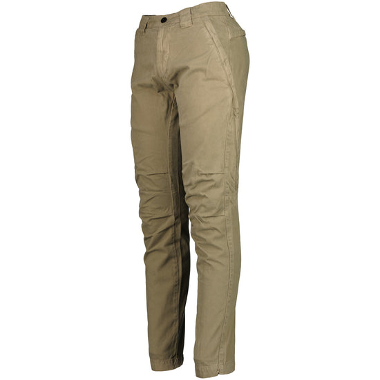 Military Twill Logo Patch Trousers - Casual Basement