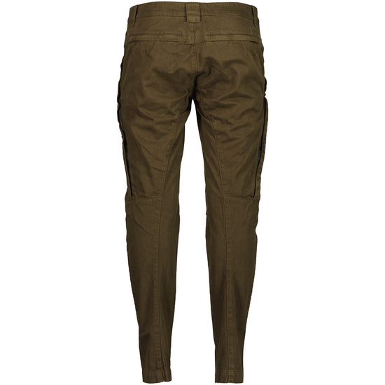 Military Twill Logo Patch Trousers - Casual Basement