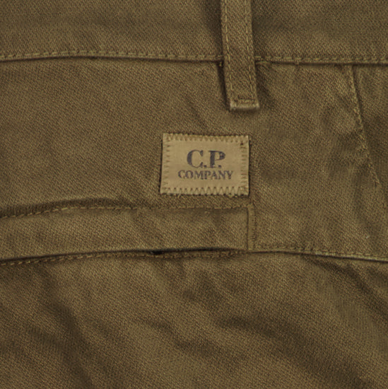 Military Twill Logo Patch Trousers - Casual Basement