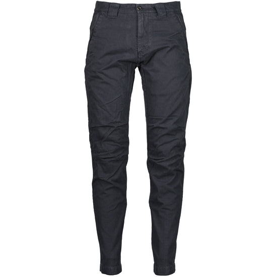 Military Twill Logo Patch Trousers - Casual Basement